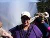 Nazlee Ally - getting soaked at Victoria Falls
